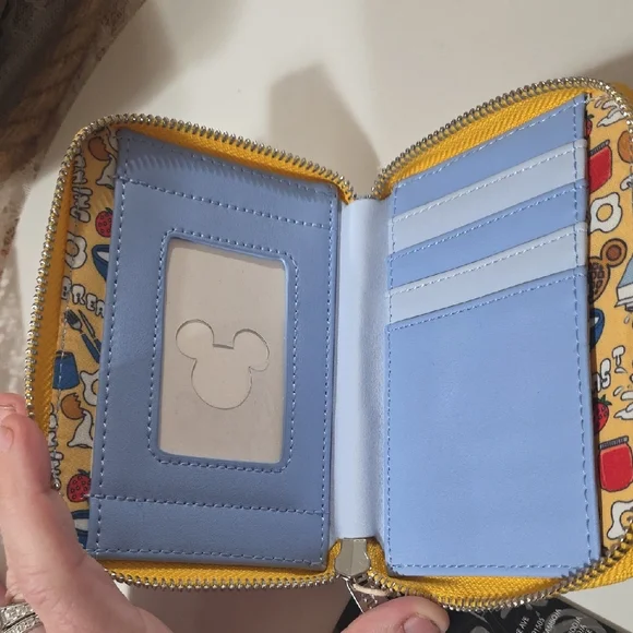 Loungefly Blue and Yellow Kids Wallet - Picture 4 of 4